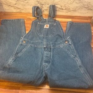 Kids size 6 Carhartt Classic Blue Overalls